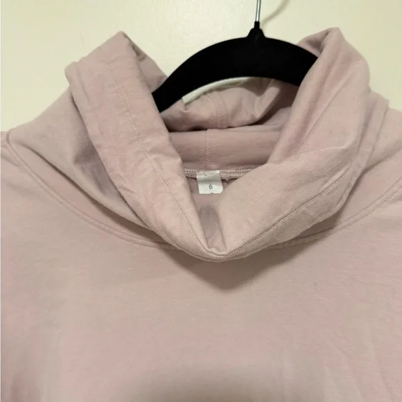 lululemon athletica Women's Light Pink Cowl Neck Sweater - Picture 5 of 9